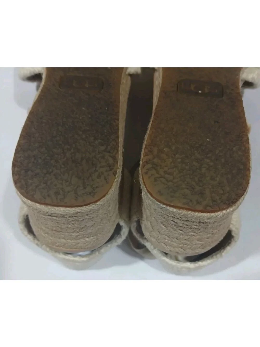 UGG Delmar Espadrille Wedge Sandals Lace Up